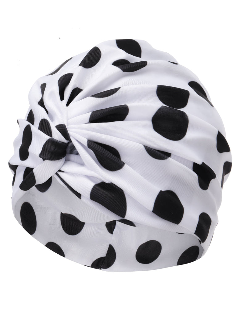 Bonnet de bain Bandana Vintage à pois