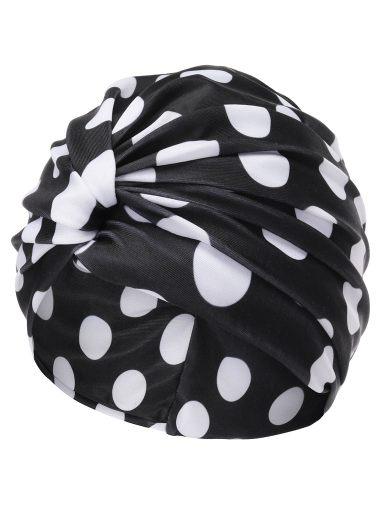 Bonnet de bain Bandana Vintage à pois