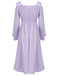 Robe de nuit à col en V et nœud papillon des années 1950