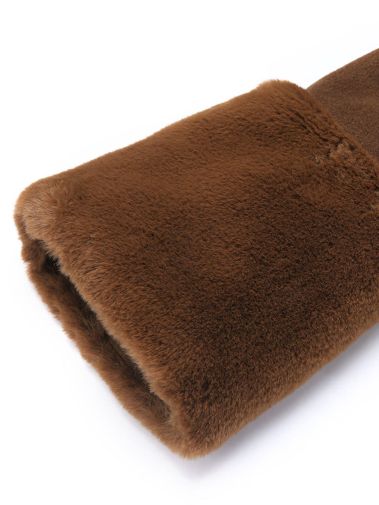 2PCS Boléro marron et robe crayon à carreaux belle