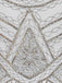 Robe Charleston Blanc Vintage Années 20 à Franges Paillettes Gatsby
