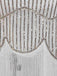 Robe Charleston Blanc Vintage Années 20 à Franges Paillettes Gatsby