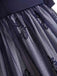 Robe Vintage Année 50 en Dentelle à Manches Longues Col V Soirée Cocktail