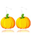 Boucles d'Oreilles Citrouille Toussaint Halloween