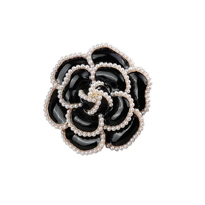 Broche à Fleur avec Perle Vintage Accessoire